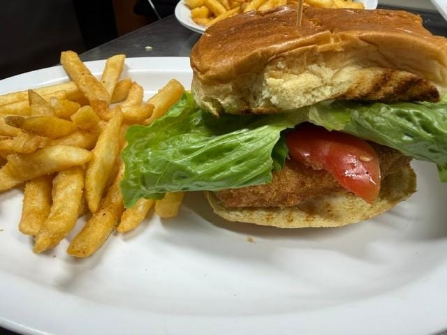 Chicken Fried Sandwich.