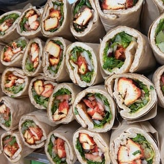Chicken Kabob Wrap